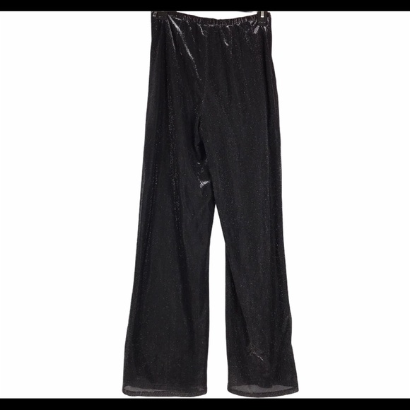 Night Way Collections sparkly wide leg pants M - Picture 8 of 12